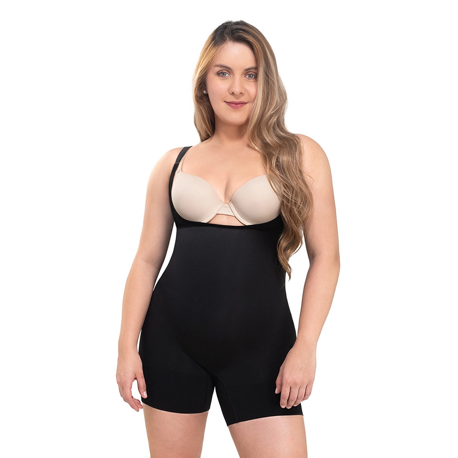 Maidenform L78501 Tummy Control Instant Slimmer Open Bust Body Shaper Size  Large
