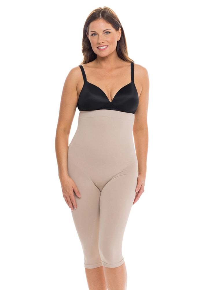 Co'Coon High-Waisted Compression Tummy Control Capri Leggings for Women